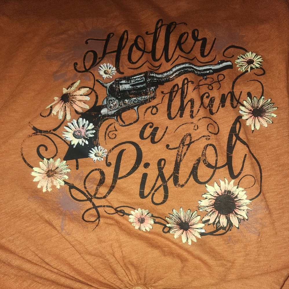 Boot Barn- White Crow- Women's XL- orange hotter than a pistol